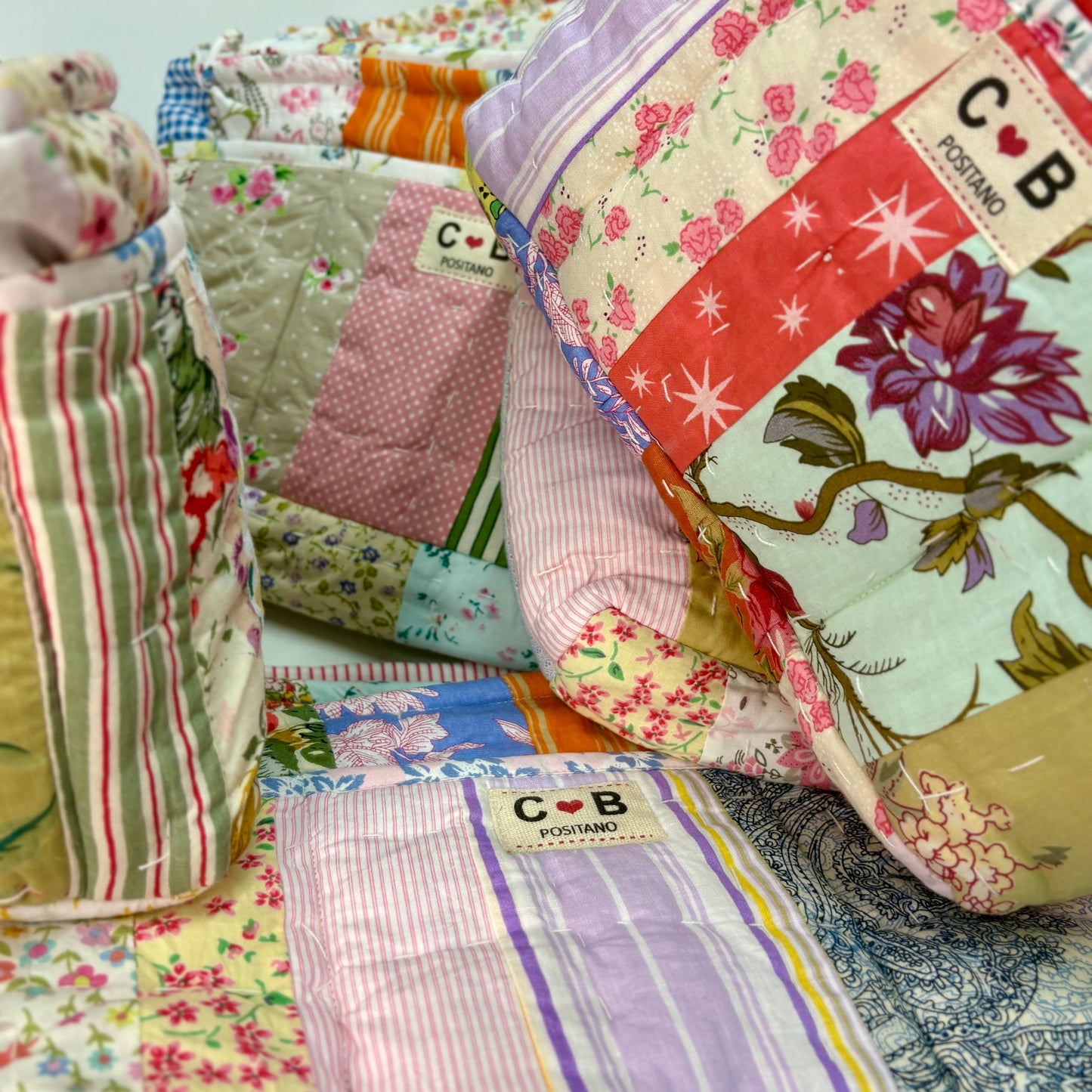 ✨ Mystery 12-Pocket Make-Up Bag ✨ Pastel patchwork