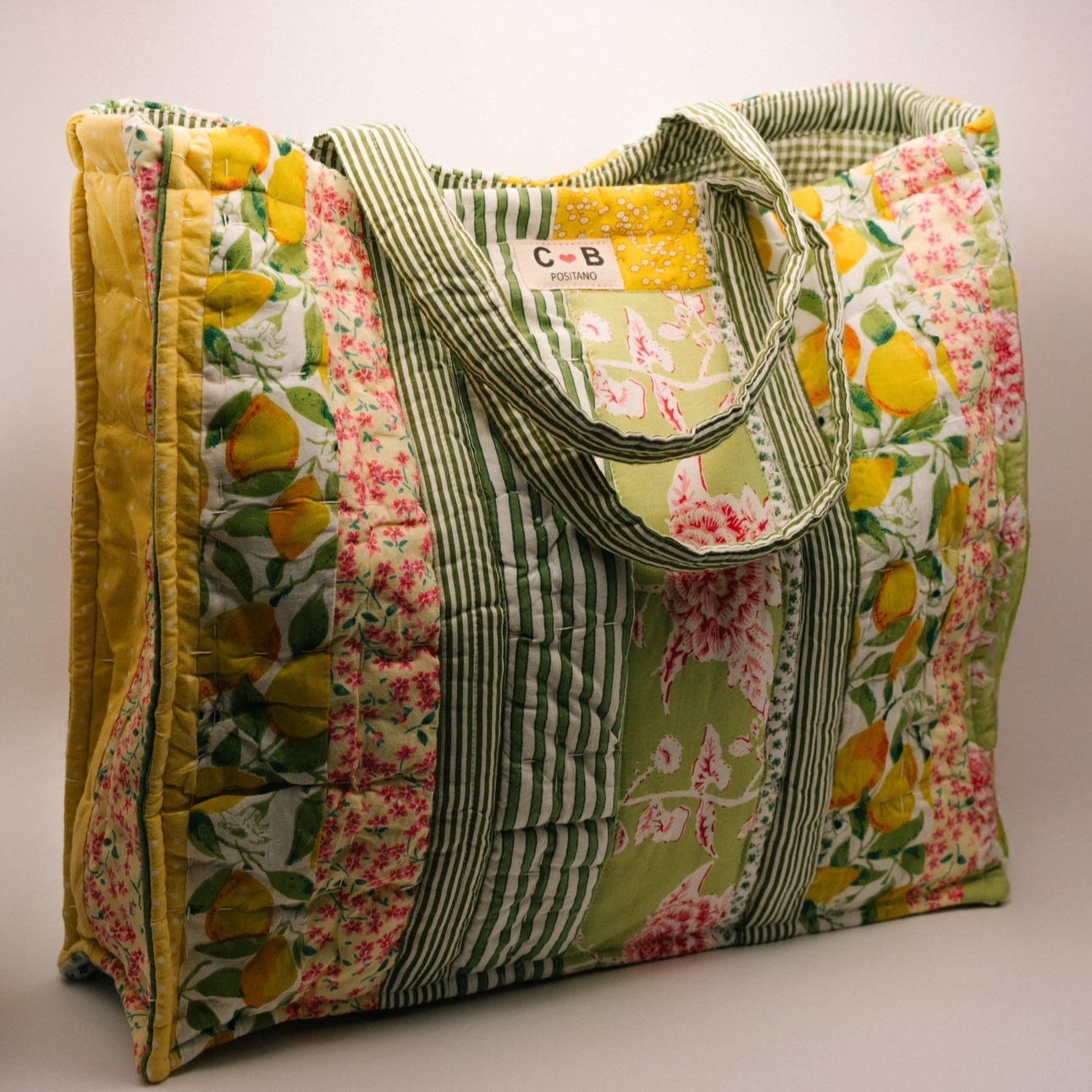 Tote square Lemon Large