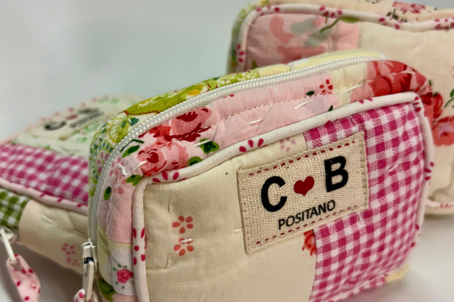 Cubo Mini Pouch pastel patchwork