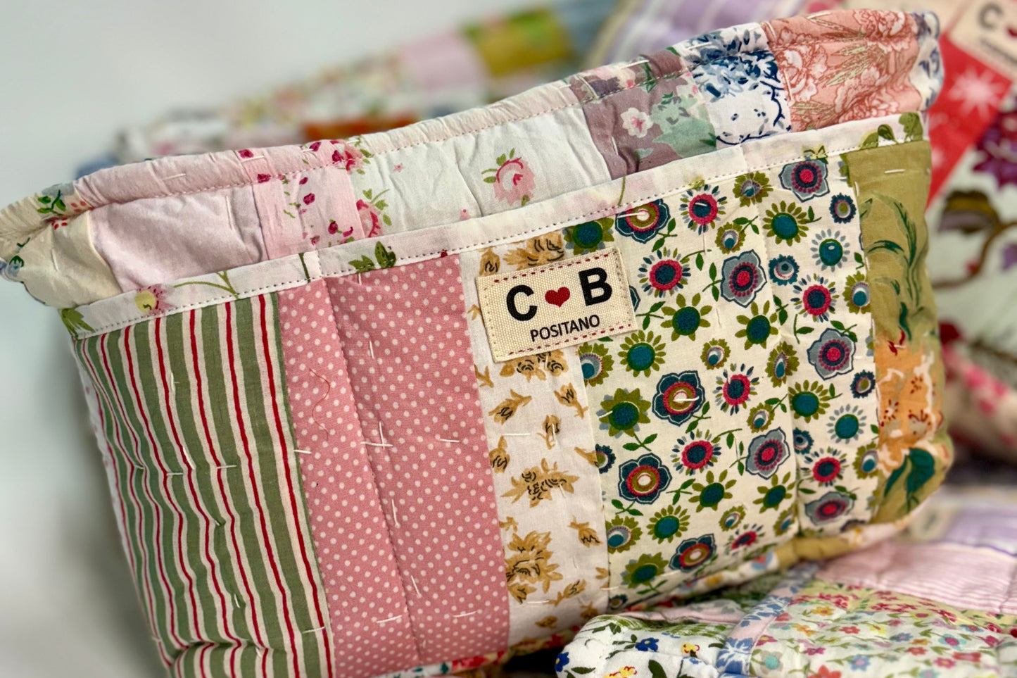 ✨ Mystery 12-Pocket Make-Up Bag ✨ Pastel patchwork