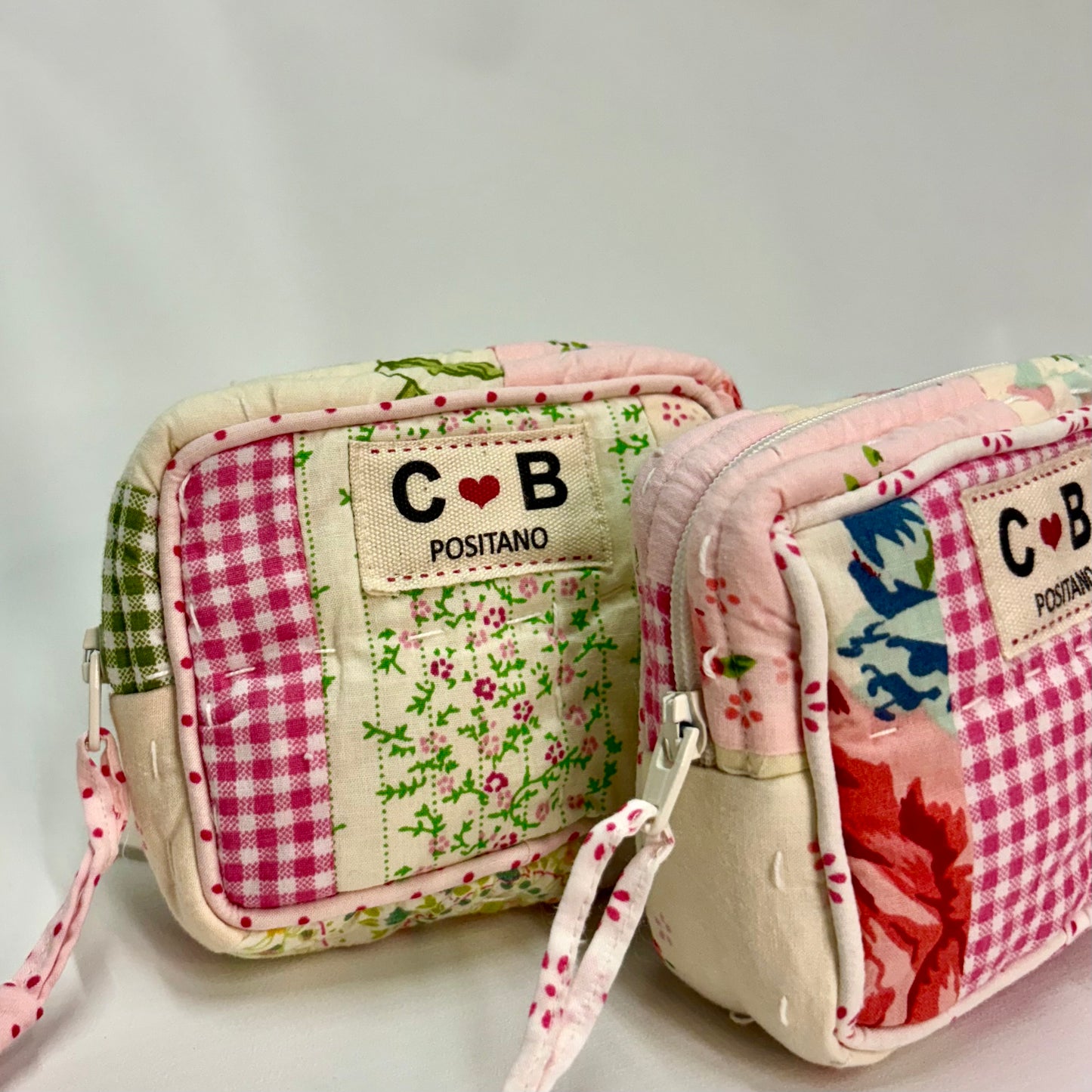 Cubo Mini Pouch pastel patchwork