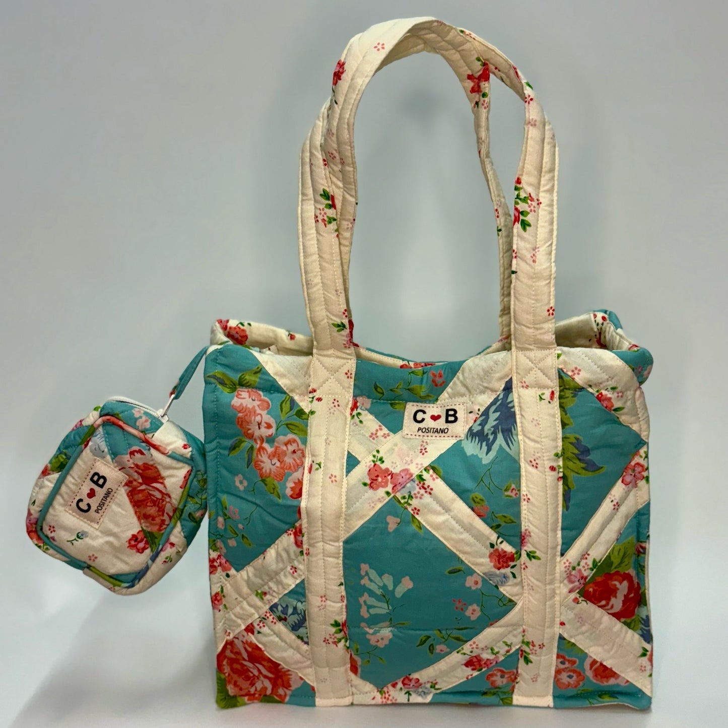 Combo Medium tote square diamond
