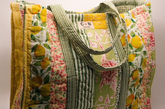 Tote square Lemon Large