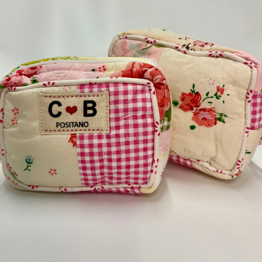 Cubo Mini Pouch pastel patchwork