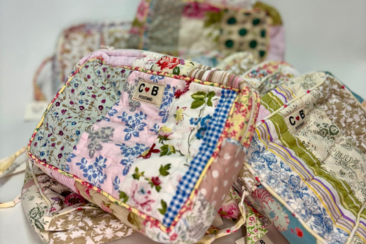 Mystery Pappo Make-Up Bag (Unique Patchwork Pastels)