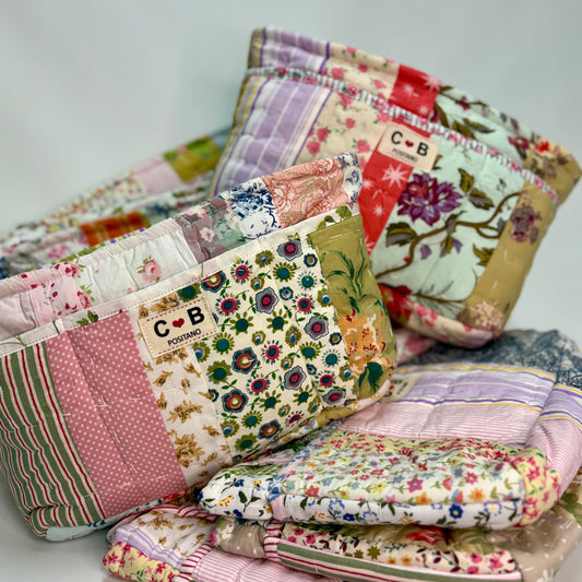 ✨ Mystery 12-Pocket Make-Up Bag ✨ Pastel patchwork