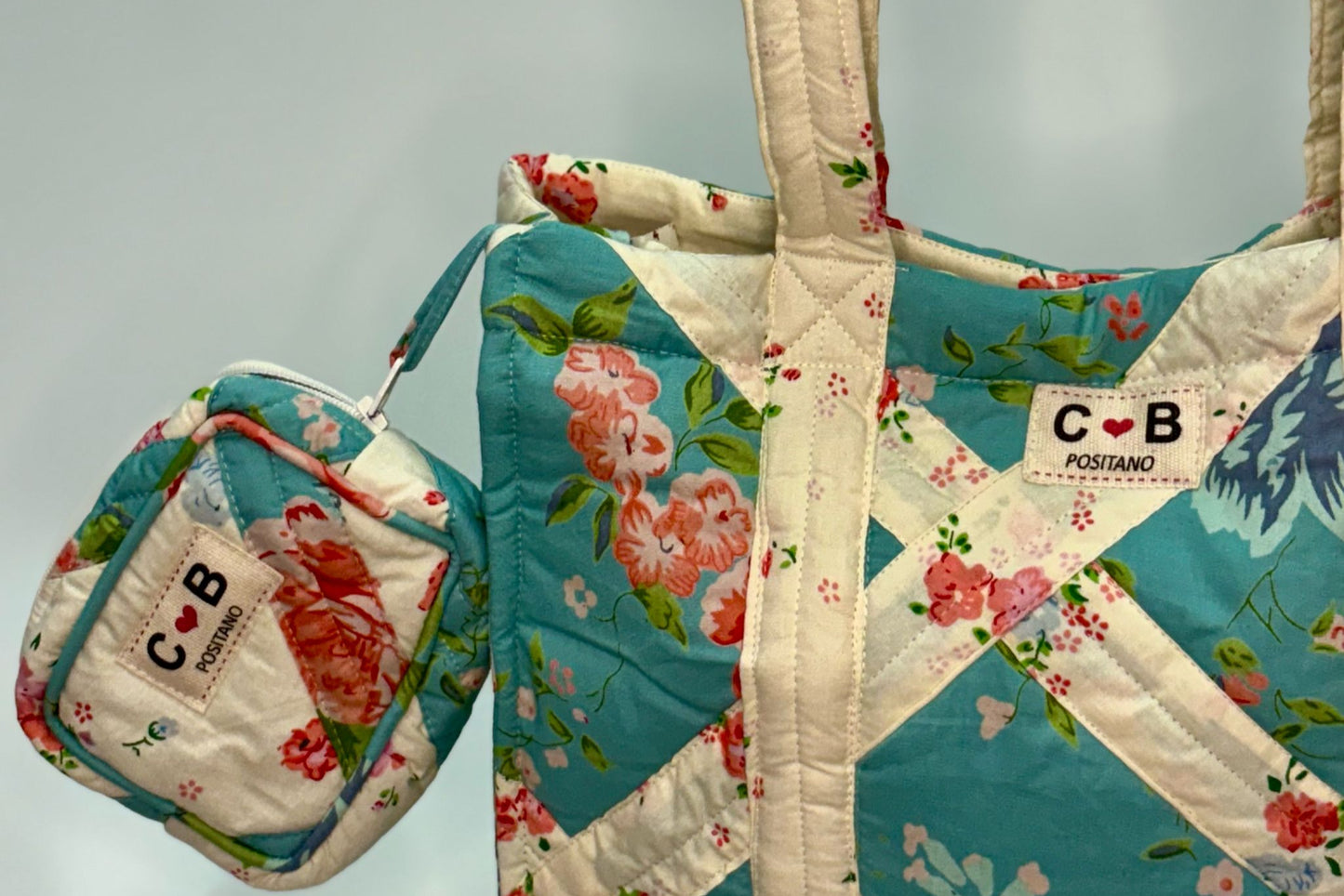 Combo Medium tote square diamond