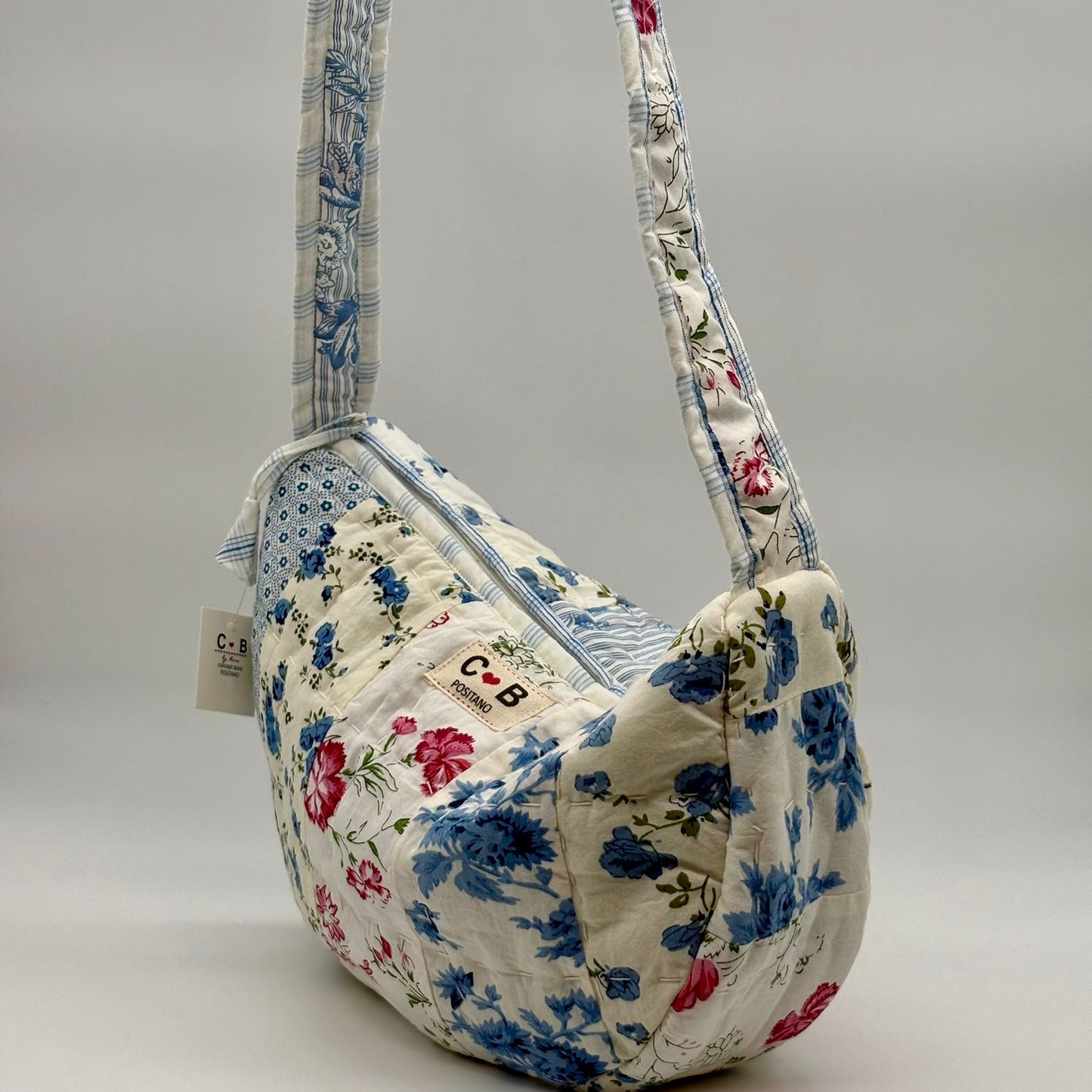Moon Bag Blue Patchwork