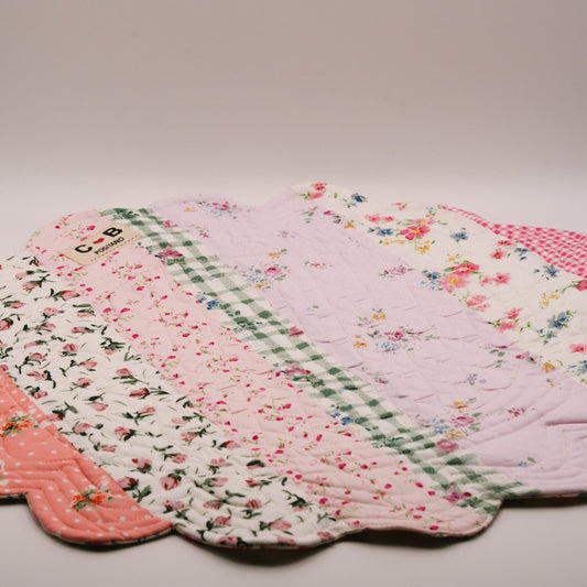 Placemat Round Pink