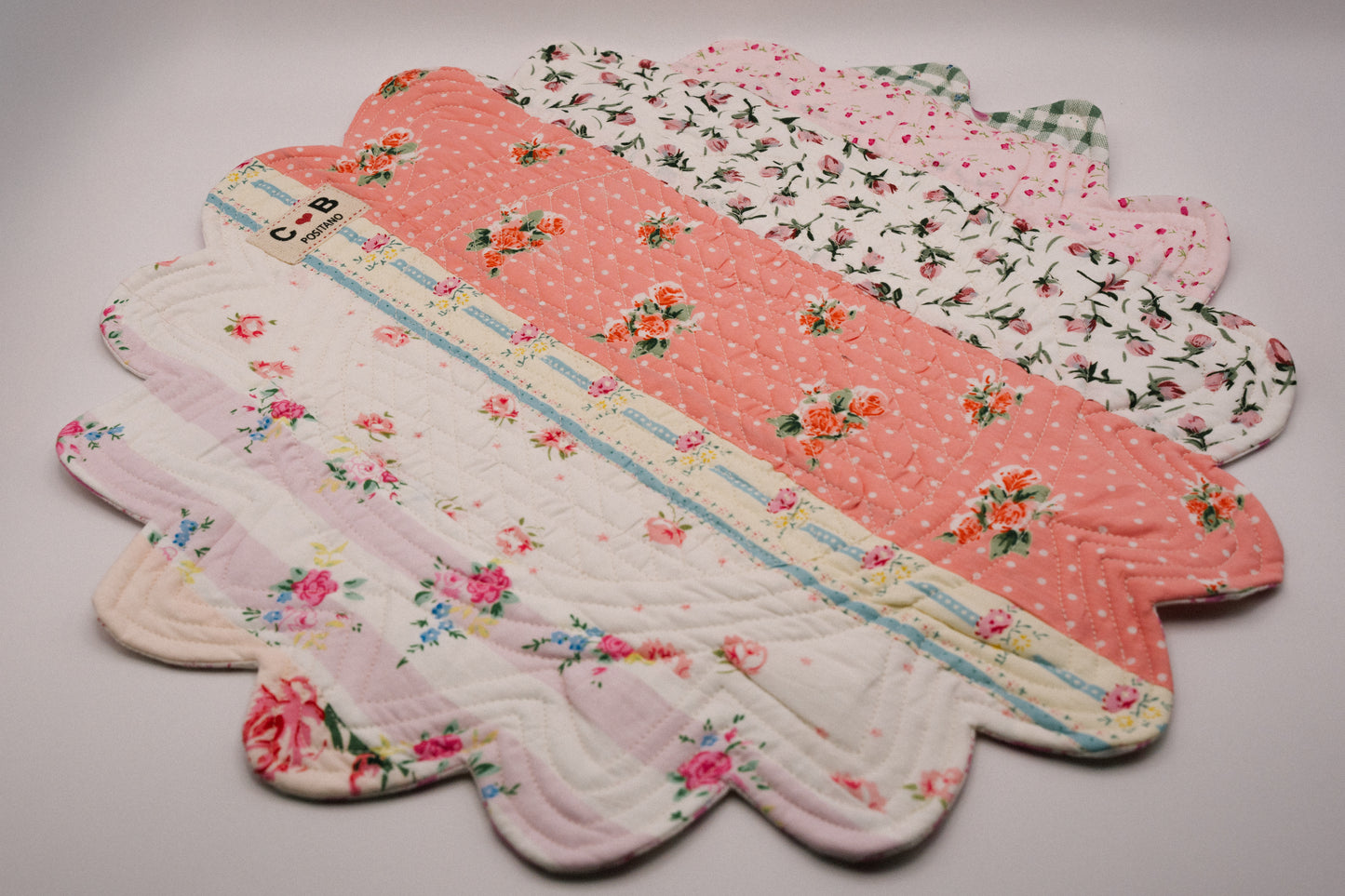 Placemat Round Pink